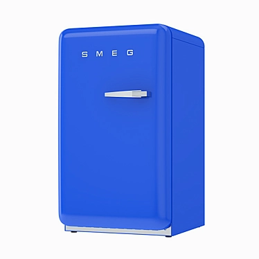 Sleek and Stylish SMEG FAB10LO Mini Fridge 3D model image 1 