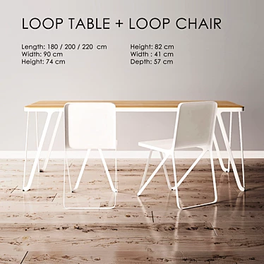 Sleek Elegance: Loop Collection 3D model image 1 
