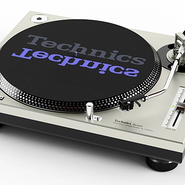 Technics MK2 Vinyl Turntable 3D model image 1 