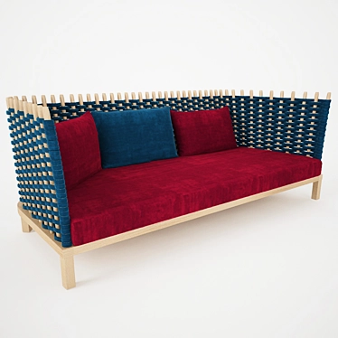 Outdoor Wabi Sofa by Paola Lenti 3D model image 1 