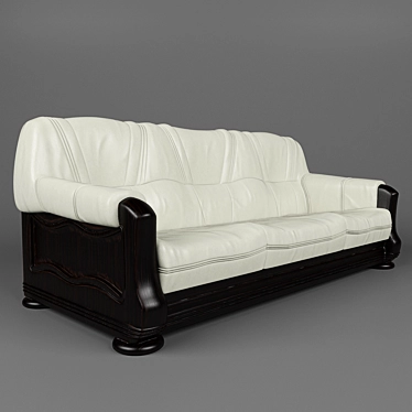 Aneta Leather Sofas 3D model image 1 