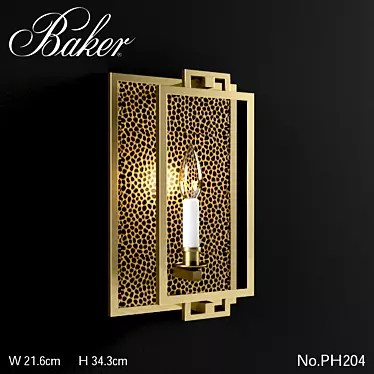 Modern Backer PH204 Wall Sconce 3D model image 1 