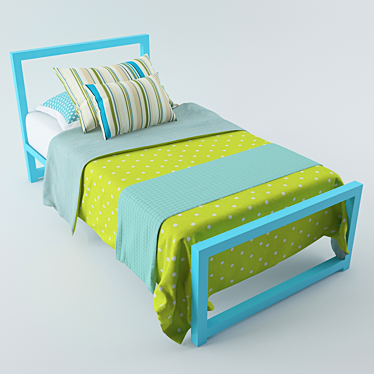 Dreamy Kids Bed 3D model image 1 