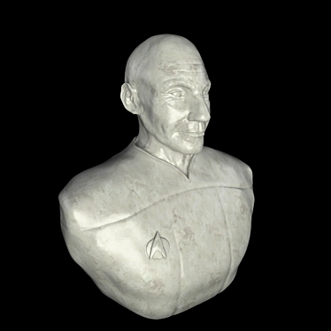 Title: Stewart Bust: Lifelike Patrick Memorabilia 3D model image 1 