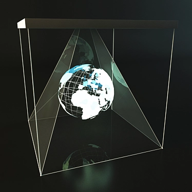 Globe HoloDeco 3D model image 1 