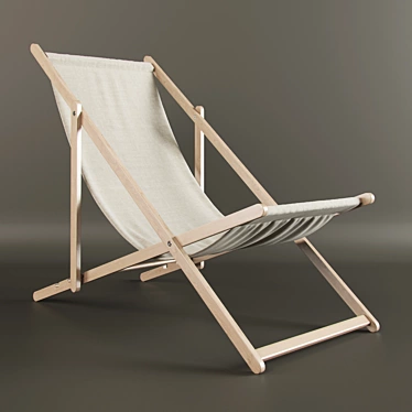 Comfort Sling Chair 3D model image 1 