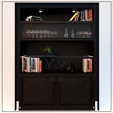 Modern Italian Showcase "BERENICE" by Klab Design 3D model image 1 