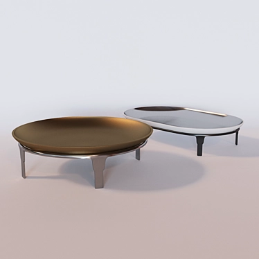 Elegant Roman Decorative Bowls 3D model image 1 
