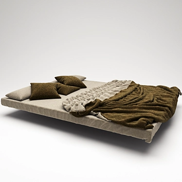 Sackcloth Bedding: Unique Designs 3D model image 1 