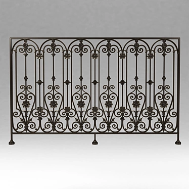 Wrought iron railing 353