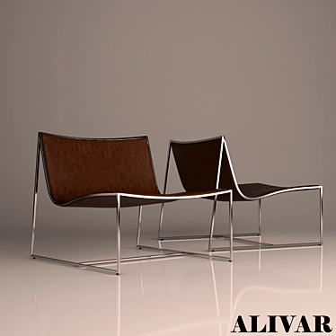 Title: Alivar Modern Italian Chair 3D model image 1 