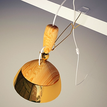 Sleek Modal Lamp: Illuminate in Style 3D model image 1 