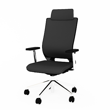 Modern Mesh Office Chair 3D model image 1 