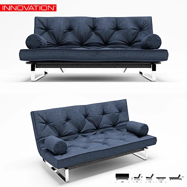 Innovative Minimum Sofabed 3D model image 1 