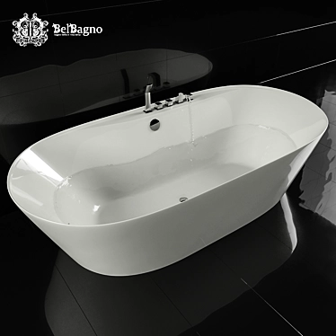 Luxury BelBagno BB14 Bathtub 3D model image 1 