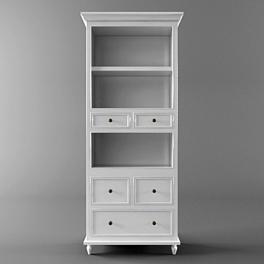 Elegant V-Ray Sideboard 3D model image 1 