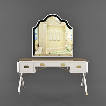 Eleganza Vanity Table 3D model image 1 