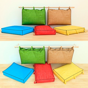 Comfort Zone - Cozy Cushions 3D model image 1 