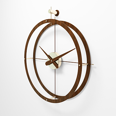 Sleek EN PUNTO Clock - Spain 3D model image 1 