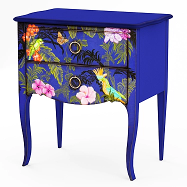 Elegant Textured UW Desk 3D model image 1 