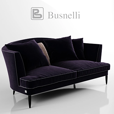Luxury Busnelli Tresor Sofa 3D model image 1 