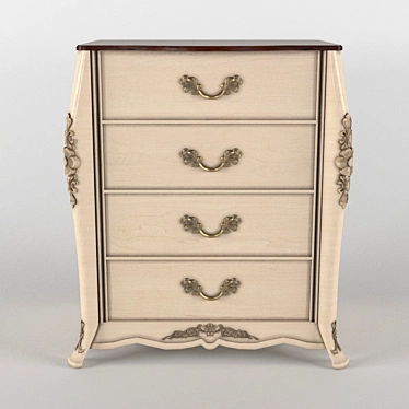 Elegant Nightstand 3D model image 1 