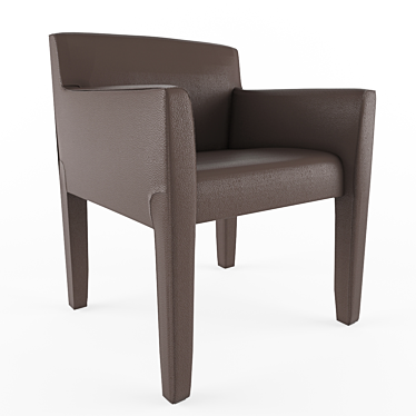 Luxury Meridiani Tautou Armchair 3D model image 1 