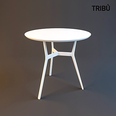 Tribu Branch Contract Table: Sleek and Minimalistic Design 3D model image 1 