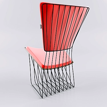 KKATY Lounge Chair - Sleek and Cozy Seating Option 3D model image 1 