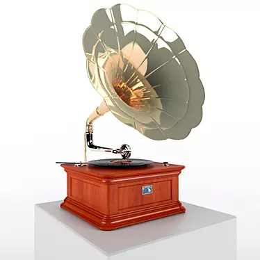 Title: Classic Gramophone Player 3D model image 1 