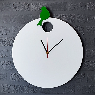 DidiArt "Kukushenok" Wall Clock 3D model image 1 