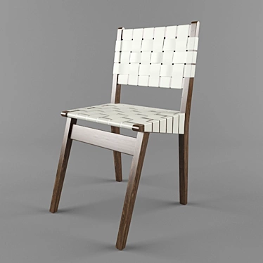 Modern 3D Chair: Sleek Design & Maximum Comfort! 3D model image 1 