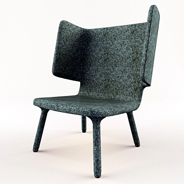 Valdemar Chair: Minimalist Comfort 3D model image 1 