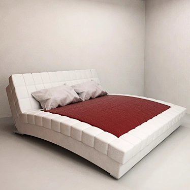 Sonata Mobel Bed 3D model image 1 