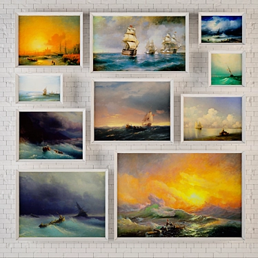 Masterpieces of Aivazovsky: The Painters of Crimea 3D model image 1 