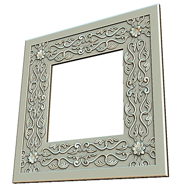 Ethnic Rama Frame 3D model image 1 