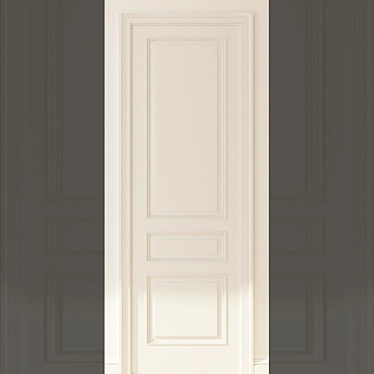 Modern Door Frames for Enhanced Security 3D model image 1 