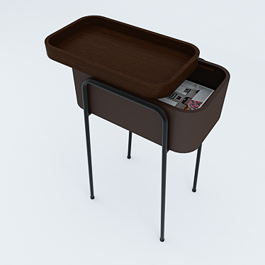 Modern Minimalist Coffee Table 3D model image 1 