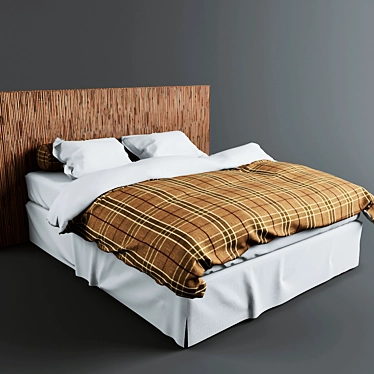 Luxury Dream Bed 3D model image 1 