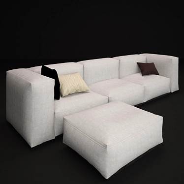 Modern Sofa 3D model image 1 
