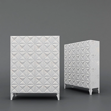 Modern Pizzi Cabinet 3D model image 1 