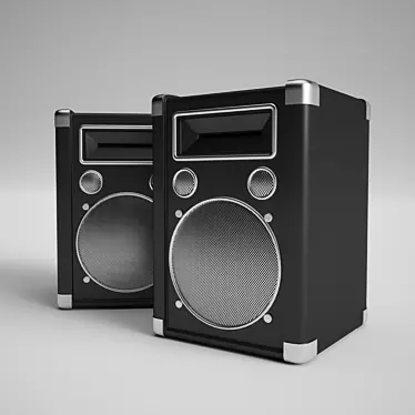 Vintage Speaker 3D model image 1 