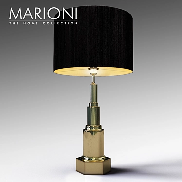 Modern Kelly Table Lamp 3D model image 1 