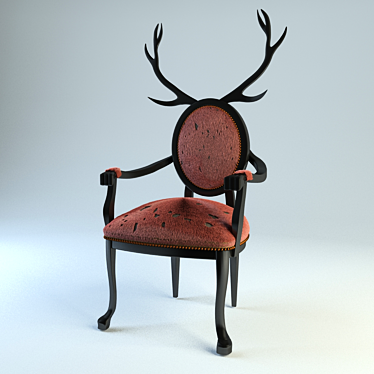 Modern Horn Chair 3D model image 1 