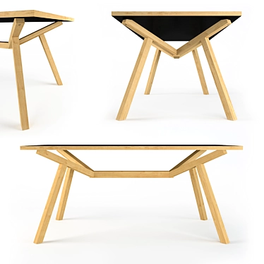 Elegant Dominous Sitting Room Table 3D model image 1 