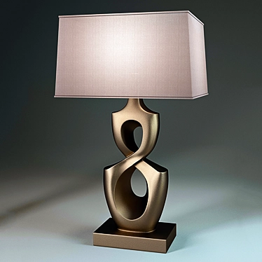Faro Spanish Table Lamp: Elegant Lighting Solution 3D model image 1 