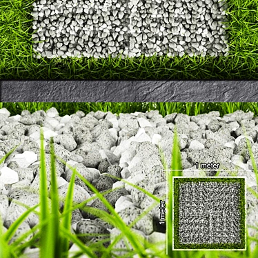 Naturaleco Grass & Stone Mat 3D model image 1 