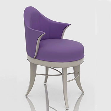 Sleek Bedroom Chair 3D model image 1 