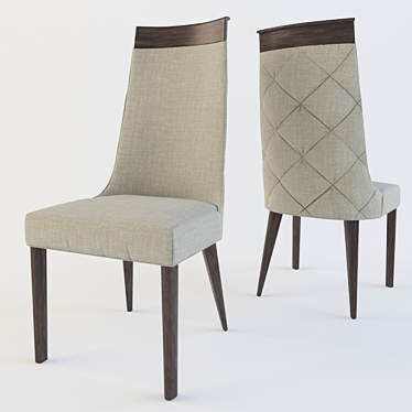 Elegant Giorgio Dining Chair 3D model image 1 