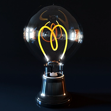 Illuminating_Innovation: The Futuristic Lightbulb Lamp 3D model image 1 